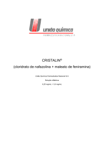 CRISTALIN® (cloridrato de nafazolina + maleato de