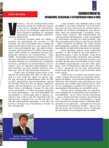 Artigo Takashi para a revista Informe Abimde