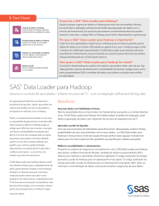 SAS® Data Loader para Hadoop