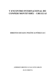 políticas públicas e concretização de direitos