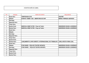 eventos mês de abril