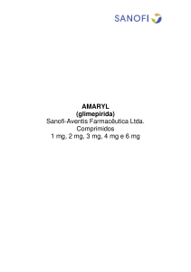 AMARYL (glimepirida) Sanofi-Aventis Farmacêutica Ltda