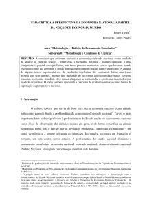 UMA CRÍTICA À PERSPECTIVA DA ECONOMIA