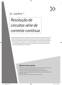 Resolução de circuitos série de corrente contínua