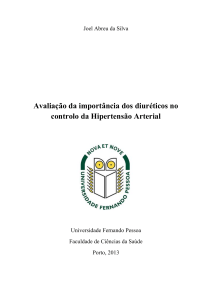 Avaliação da importância dos diuréticos no controlo da Hipertensão