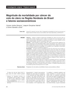 Magnitude da mortalidade por câncer do colo do útero na Região
