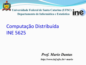 Objetos Distribuídos - Departamento de Informática e Estatística