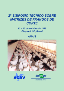 2 simpósio técnico sobre matrizes de frangos de corte