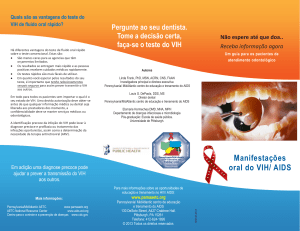 Manifestações oral do VIH/ AIDS - MidAtlantic AIDS Education and