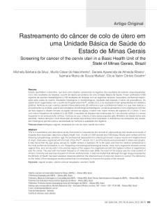 Rastreamento do câncer de colo de útero em uma Unidade Básica