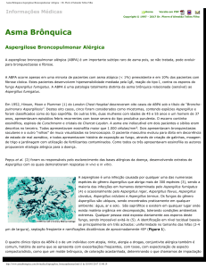 Asma Brônquica/Aspergilose Broncopulmonar Alérgica :: Dr. Pierre