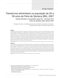 Transtornos alimentares na população de 20 a 59 anos de Feira de