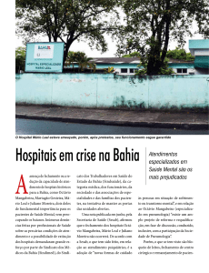 Hospitais em crise na Bahia