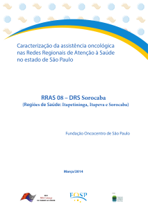 Boletim RRAS 8 - Secretaria de Estado da Saúde de São Paulo