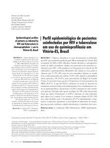 | Perfil epidemiológico de pacientes coinfectados por HIV e