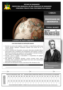 prova de professor de geografia