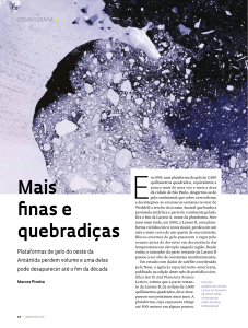 Mais finas e quebradiças - Revista Pesquisa Fapesp