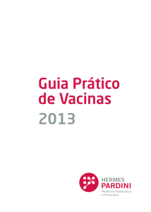 Guia Prático de Vacinas 2013