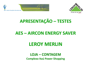 LEROY MERLIN_Apresentação_SER_Aircon Energy Saver