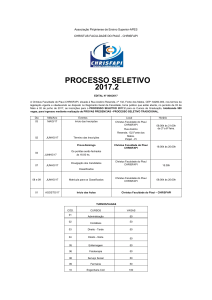 PROCESSO SELETIVO 2017.2