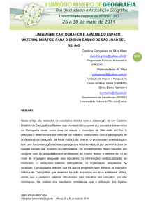 LINGUAGEM CARTOGRÁFICA E ANÁLISE DO ESPAÇO