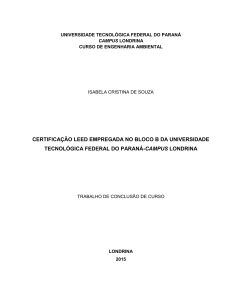 certificação leed empregada no bloco b da universidade