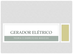 GERADOR ELÉTRICO