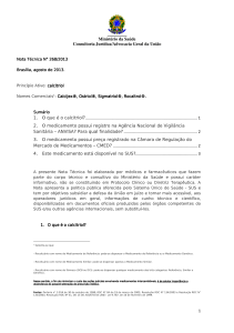 Ministério da Saúde Consultoria Jurídica/Advocacia Geral da