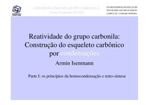 Reatividade do grupo carbonila - CEFET