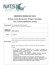 Brilinta Livalo Monocordi Anti depressivos 2014