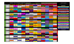 HORARIO TURNO VESPERTINO SEMESTRE LECTIVO 2017