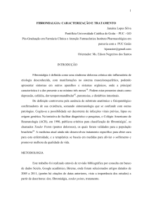 1 FIBROMIALGIA: CARACTERIZAÇÃO E TRATAMENTO Janaína