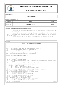 GCC 139 - Cartografia I