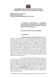 ministério público do estado de mato grosso 2ª promotoria de justiça