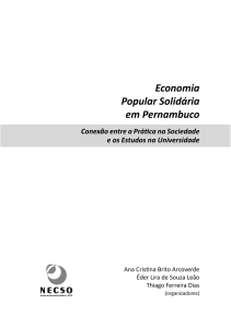 Economia Popular Solidária em Pernambuco