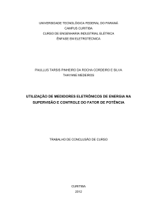 utilização de medidores eletrônicos de energia na