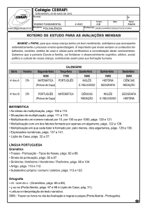 4º Ano A/B Abr2016 Baixe o roteiro