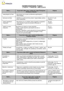 ROTEIRO DE ESTUDOS