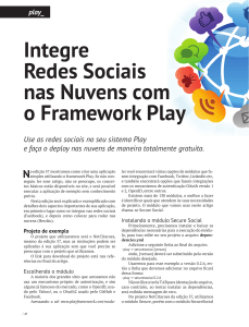 Integre Redes Sociais nas Nuvens com o Framework Play