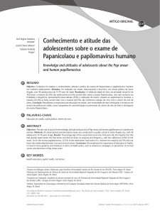 Conhecimento e atitude das adolescentes sobre o exame de