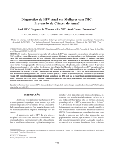 Diagnóstico de HPV Anal em Mulheres com NIC: Prevenção de