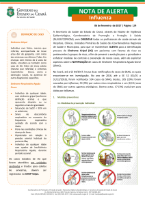 nota de alerta - Secretaria da Saúde do Estado do Ceará