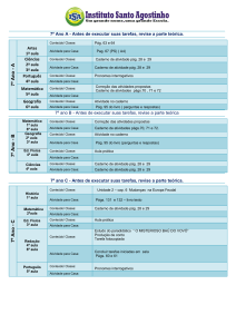 7º Ano à 3ª do Ensino Médio 15042016 - ISA