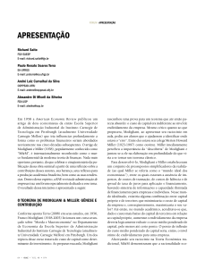 Apresentação: Fórum Cinquentenário de Modigliani