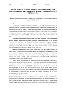 estudo do perfil clínico e epidemiológico de pacientes com câncer