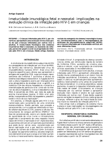 implicações na evolução clínica da infecção pelo HIV