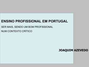 ensino profissional em portugal