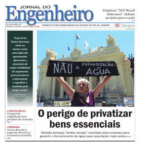 O perigo de privatizar bens essenciais