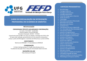20141223 Curso de Especialização em Intervenção - FEFD