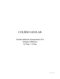 colírio geolab - Portal Saúde Direta